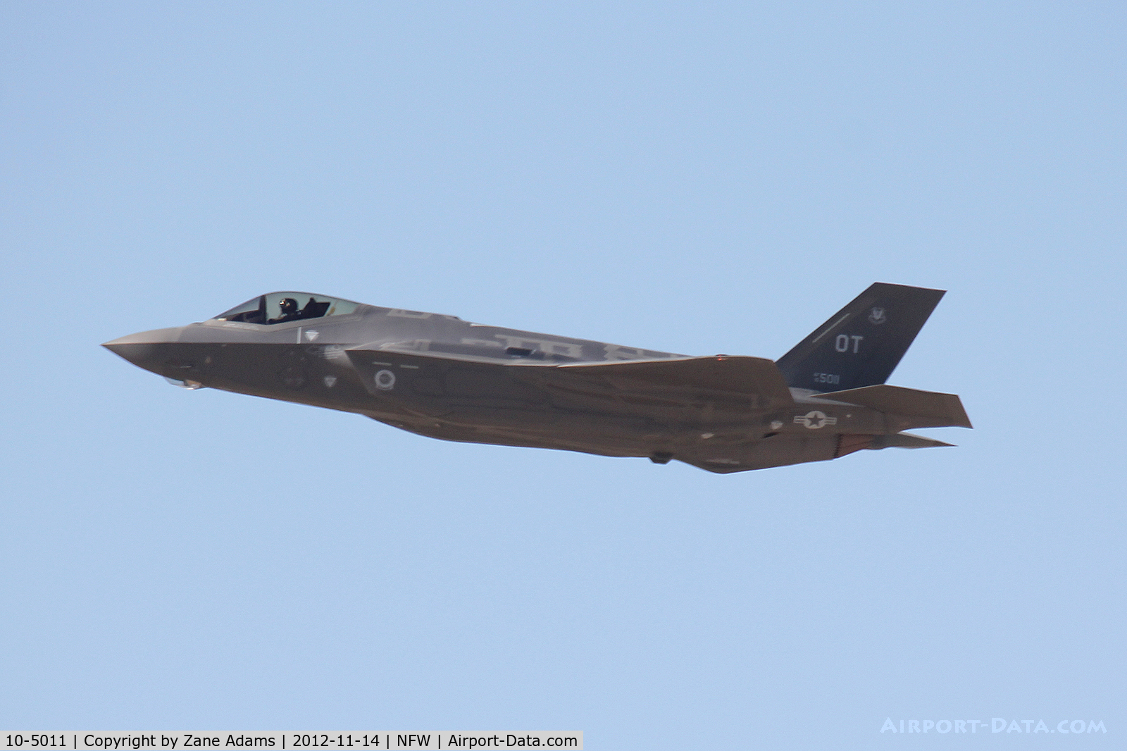 10-5011, 2012 Lockheed Martin F-35A Lightning II C/N AF-23, Lockheed F-35A departing NAS Fort Worth