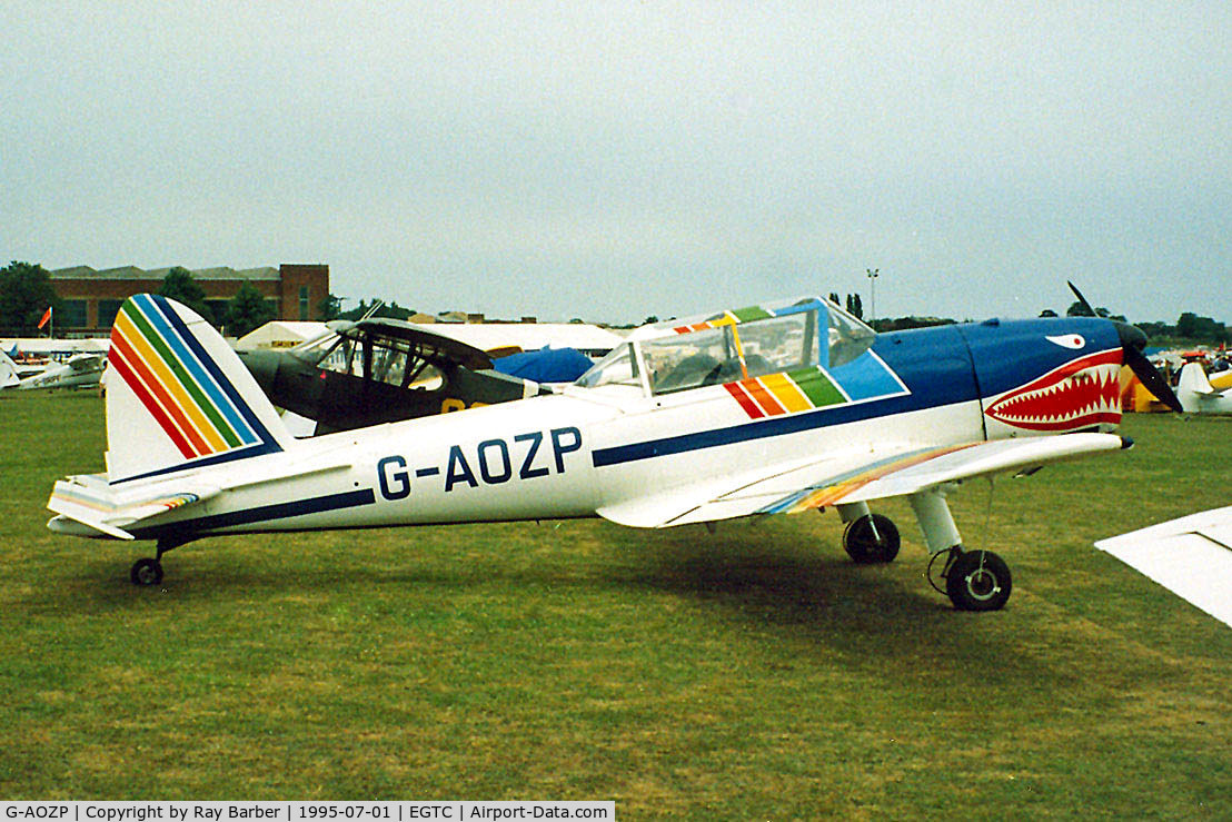 G-AOZP, 1950 De Havilland DHC-1 Chipmunk 22A C/N C1/0183, DHC-1 Chipmunk 22A [C1/0183] Cranfield~G  01/07/1995