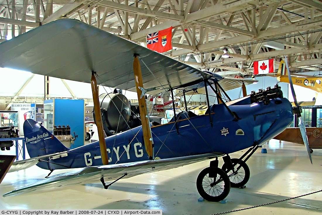 G-CYYG, De Havilland DH-60X Moth C/N 503, De Havilland DH.60X Moth [503] Edmonton-City Centre Airport~C 24/07/2008