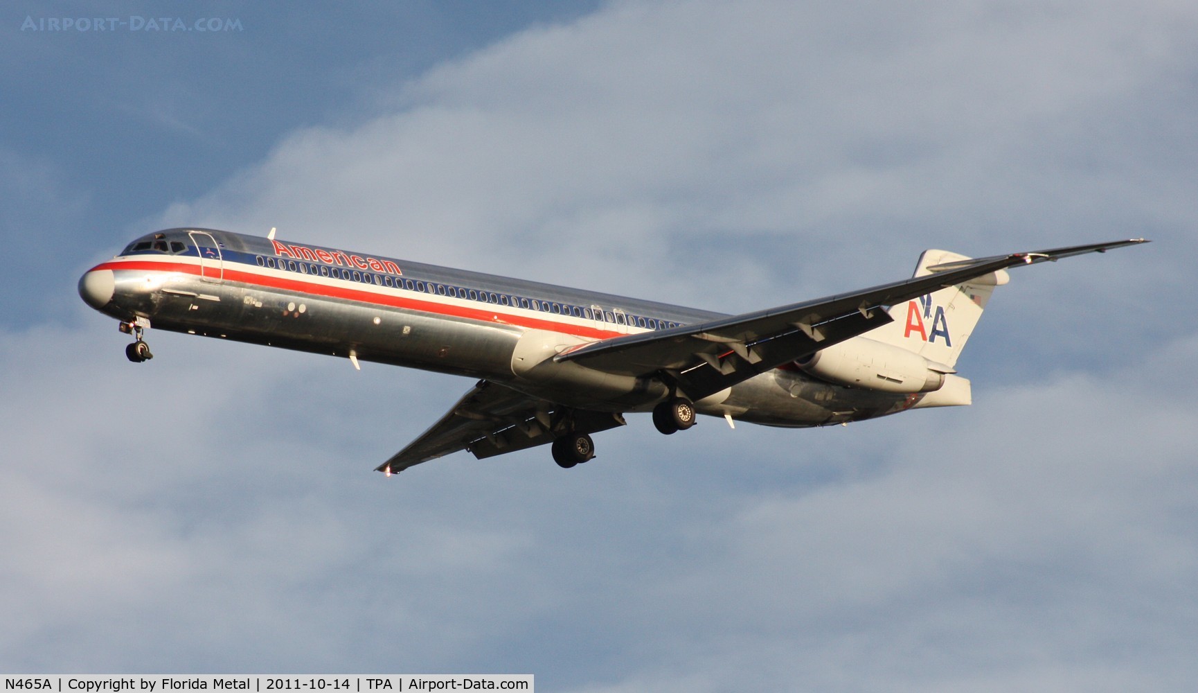 N465A, 1988 McDonnell Douglas MD-82 (DC-9-82) C/N 49595, American MD-82