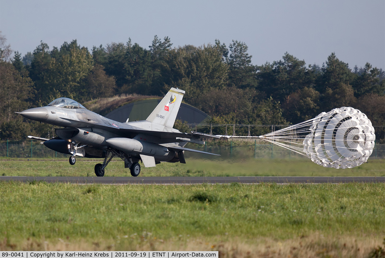 89-0041, 1989 General Dynamics F-16C Fighting Falcon C/N 4R-59, Turkey - Air Force