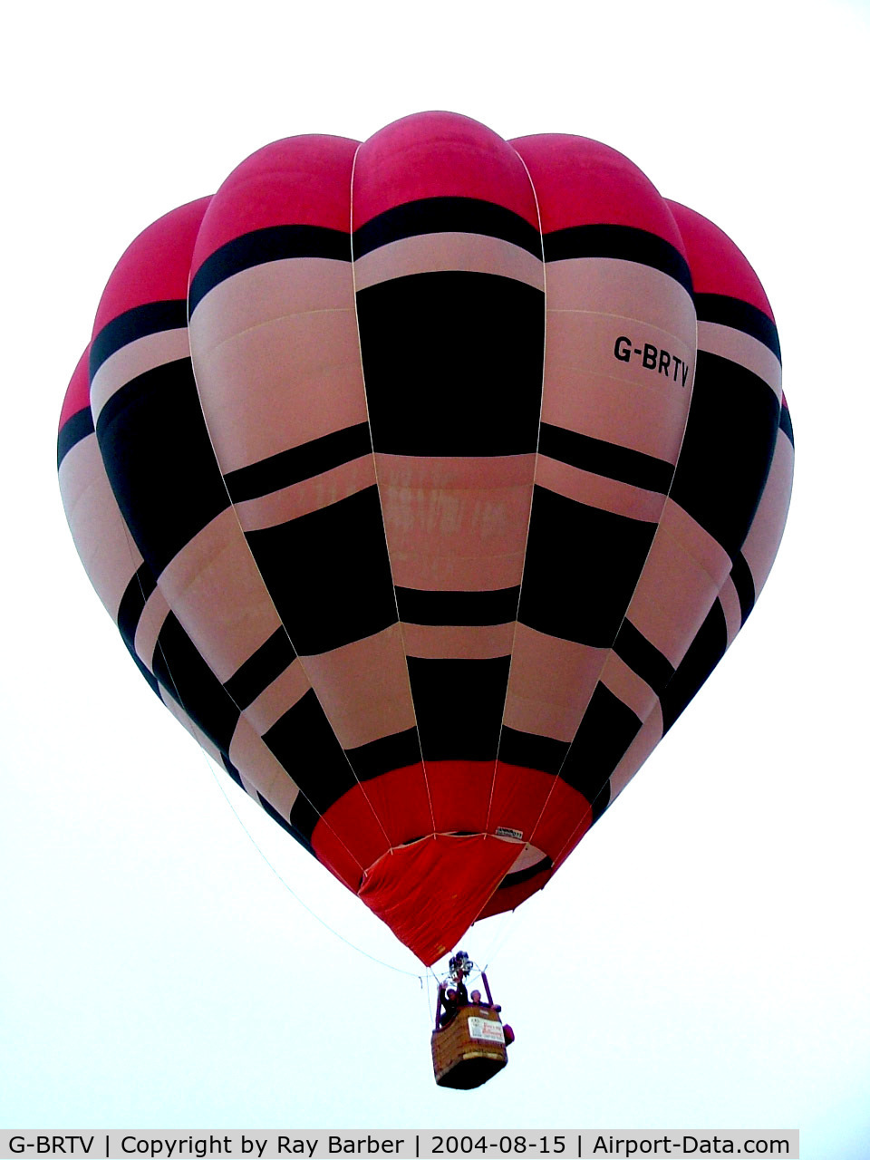 G-BRTV, 1989 Cameron Balloons O-77 C/N 2182, Cameron O-77 HAFB [2182] Ashton Court~ G 15/08/2004