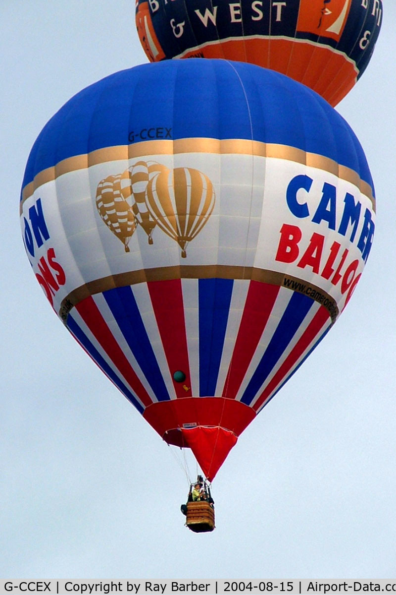 G-CCEX, 2003 Cameron Balloons Z-90 C/N 10260, Cameron Z-90 HAFB [10260] Ashton Court~ G 15/08/2004