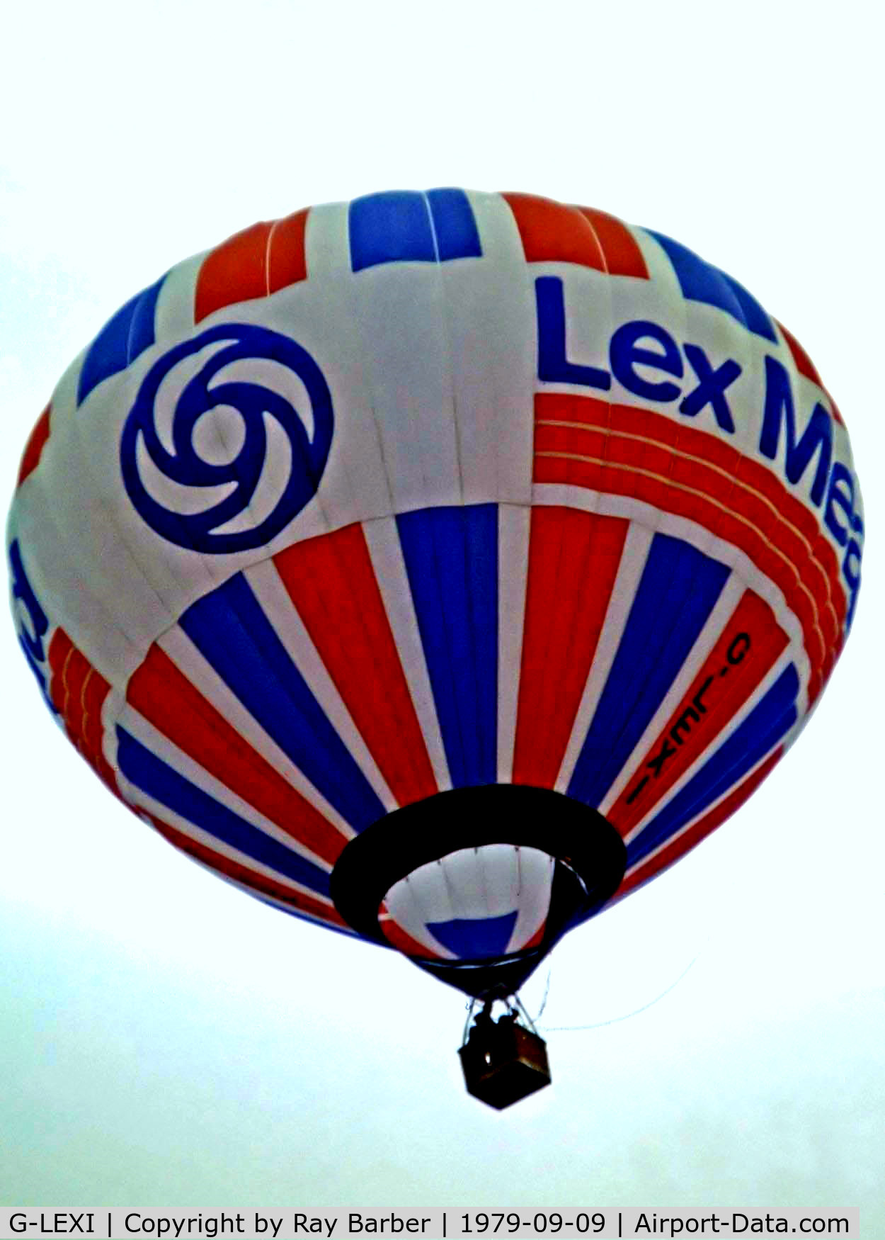 G-LEXI, 1978 Cameron Balloons N-77 C/N 438, Cameron N-77 HAFB [438] Ashton Court~G 09/09/79. Image taken from a slide.