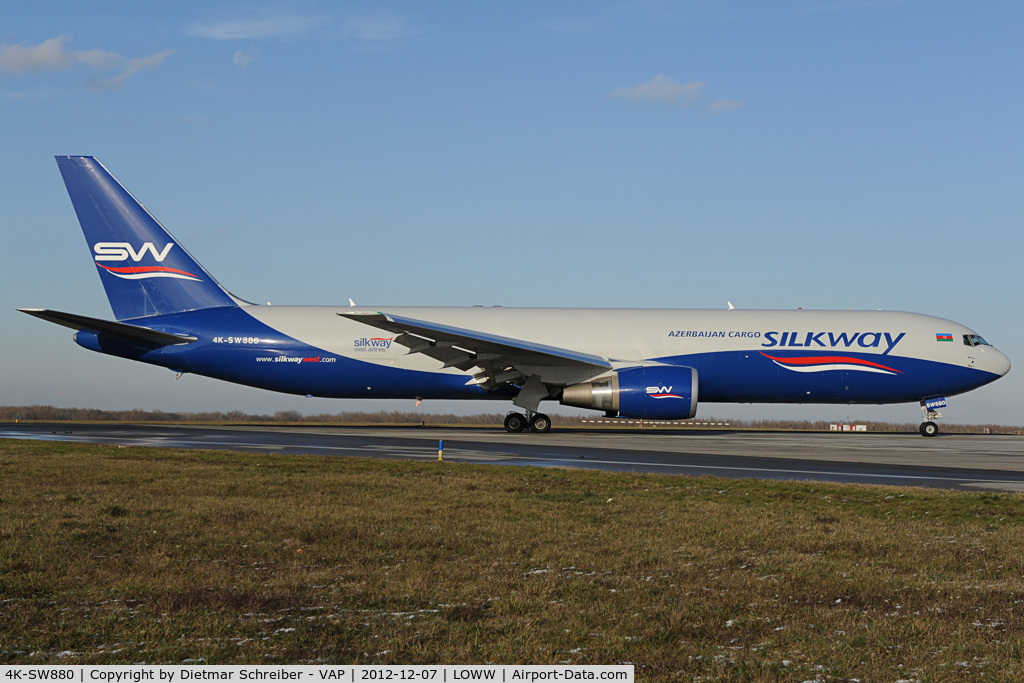 4K-SW880, 2012 Boeing 767-32LF C/N 41069, Silkway Boeing 767-300