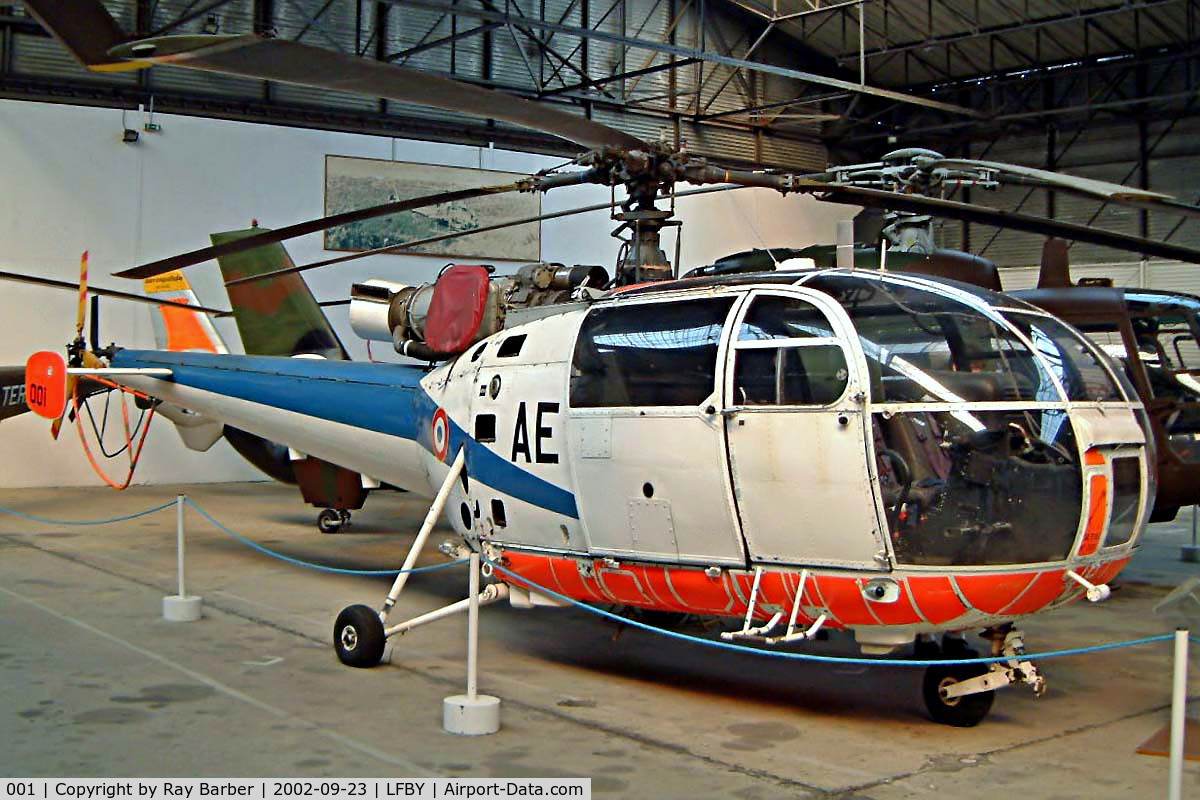 001, 1959 Sud SE-3160 Alouette III C/N 01, Sud Aviation SE.3160 Alouette III [01] Dax~F 23/09/2002