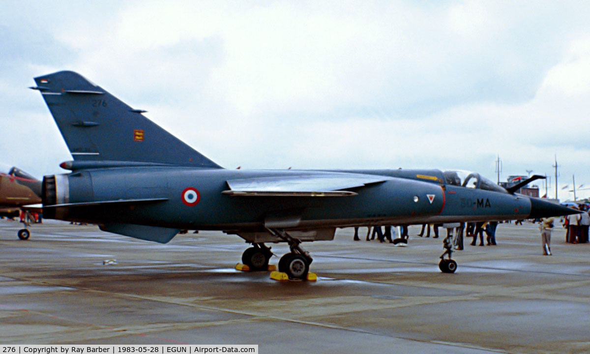 276, Dassault Mirage F.1C C/N 276, Dasault Mirage F.1C-200 [276] RAF Mildenhall~G 28/05/1983