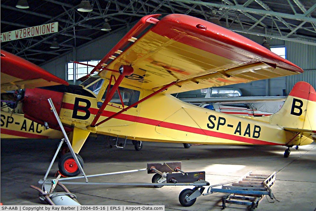 SP-AAB, 1956 Yakovlev Yak-12M C/N 112602, Yakovlev Yak-12M [112602] Leszno~SP 16/05/2004