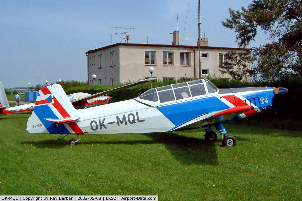 OK-MQL, 1958 Zlin Z-226B Bohatyr C/N 283, Zlin Z.226B Bohatyr [283] Sazena~OK 08/05/2002