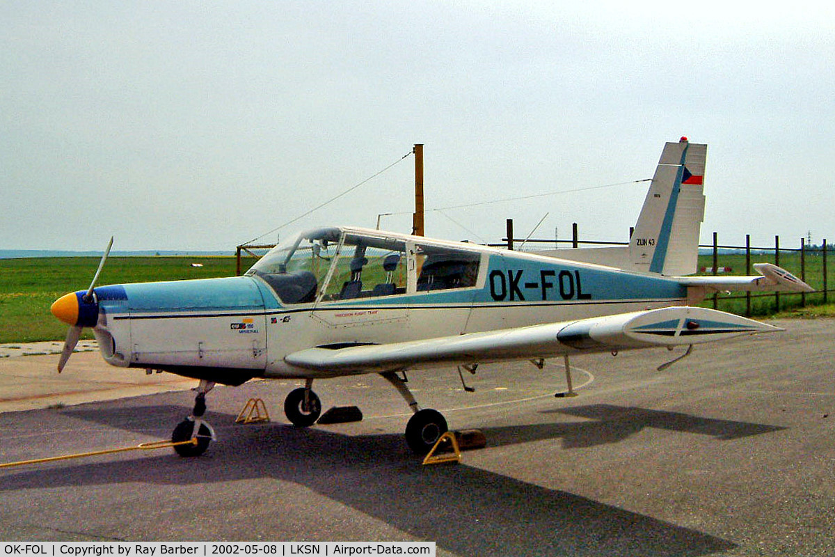 OK-FOL, 1975 Zlin Z-43 C/N 0070, Zlin Z.43 [0070] Slany~OK 08//05/2002