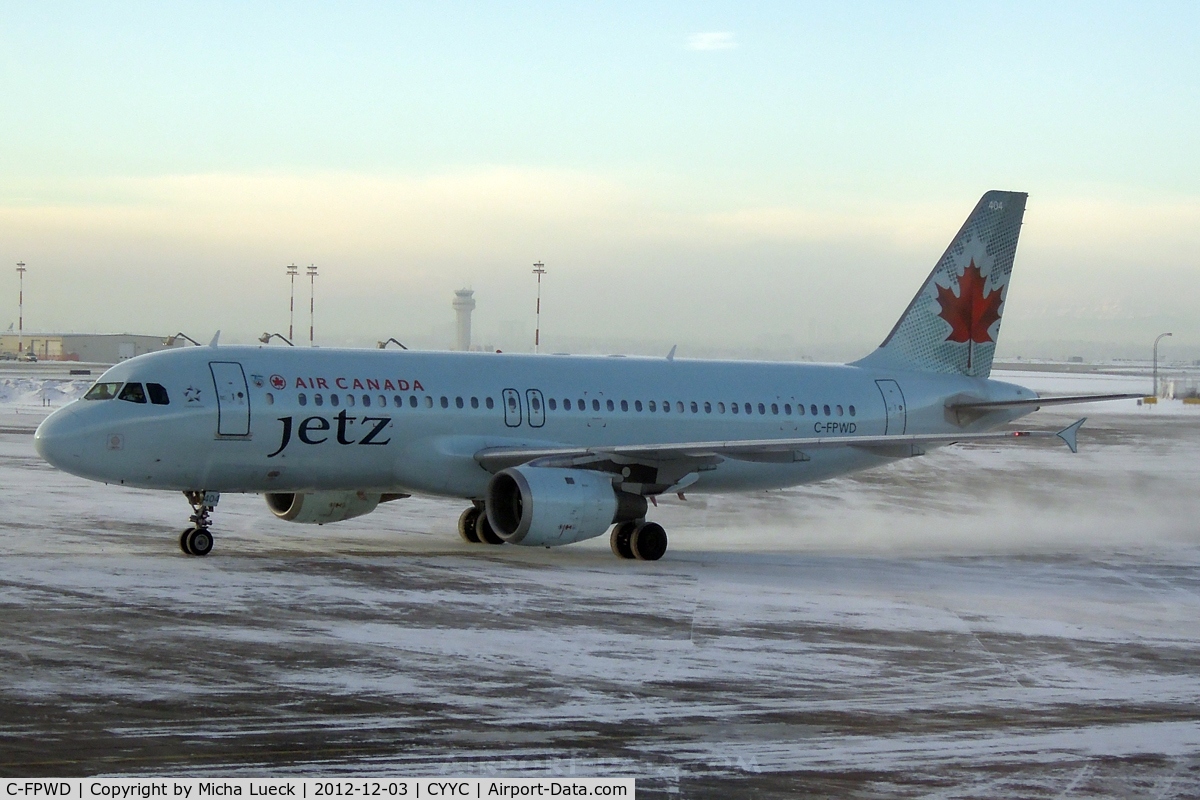 C-FPWD, 1991 Airbus A320-211 C/N 231, At Calgary