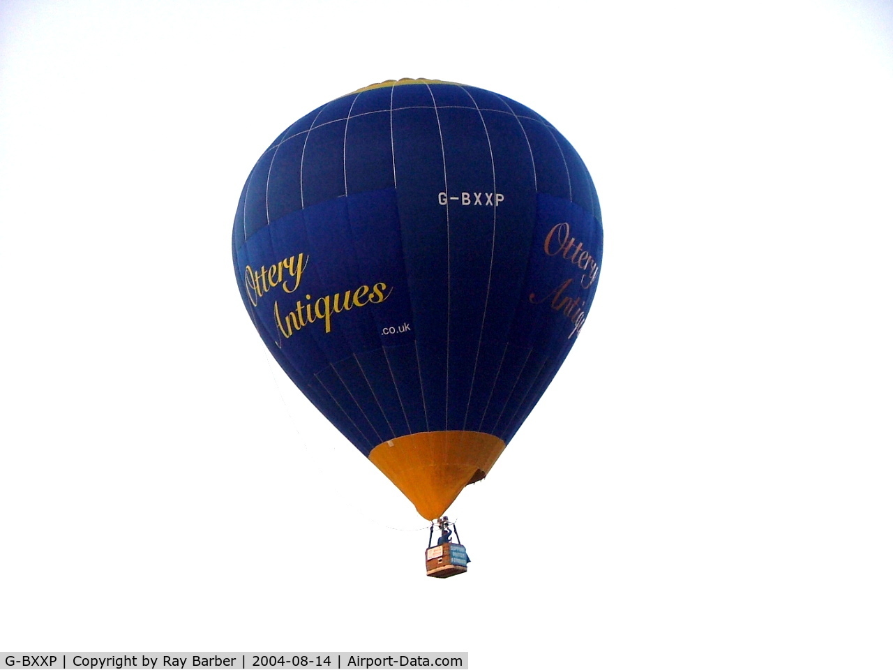 G-BXXP, 1998 Sky Balloons Ltd SKY 77-24 C/N 124, Sky Balloons 77-24 [124] Ashton Court-Bristol~G 14/08/2004