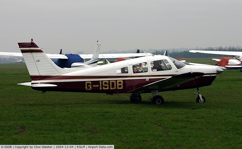G-ISDB, 1977 Piper PA-28-161 Warrior II C/N 28-7716074, Ex: N9612N > D-EFFQ > SX-ALX > G-BWET > G-ISDB - Originally owned to, Taylor Aircraft Services Ltd in June 1995 as G-BWET currently with, Action Air Services Ltd since February 1996 as G-ISDB