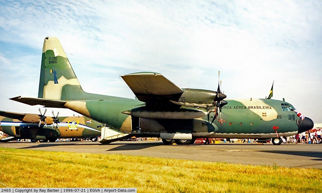 2465, 1975 Lockheed C-130H Hercules C/N 382-4630, Lockheed C-130H Hercules [4630] (Brazilian AF) RAF Fairford~G 21/07/1996