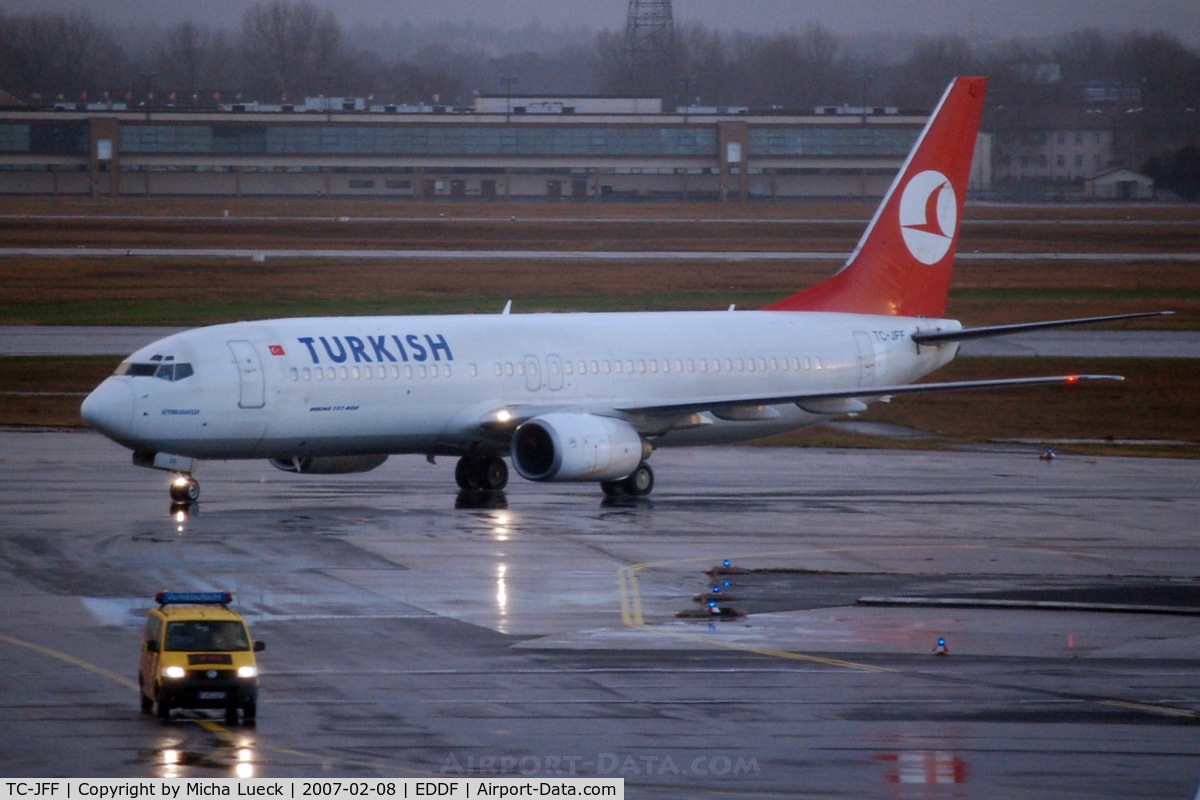 TC-JFF, 1998 Boeing 737-8F2 C/N 29768, At Frankfurt
