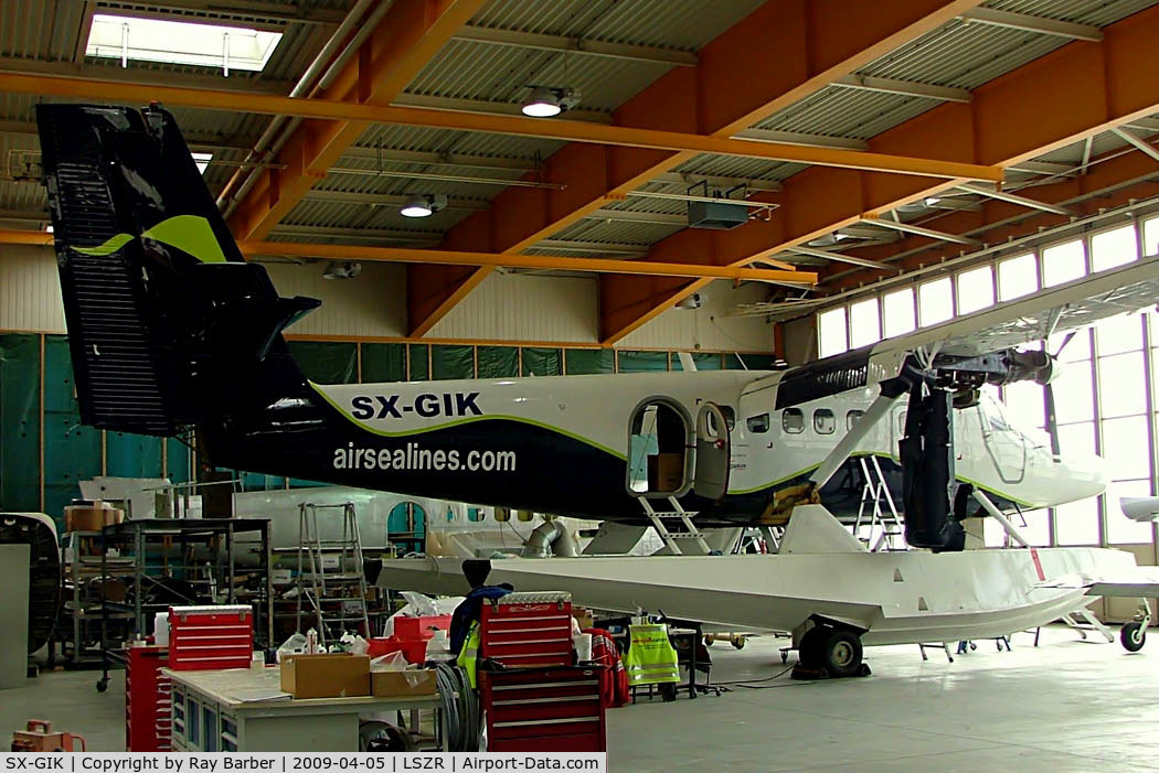 SX-GIK, 1981 De Havilland Canada DHC-6-300 Twin Otter C/N 768, DHC-6-310 Twin Otter [768] (Airsealines) Altenrhein~HB 05/04/2009.