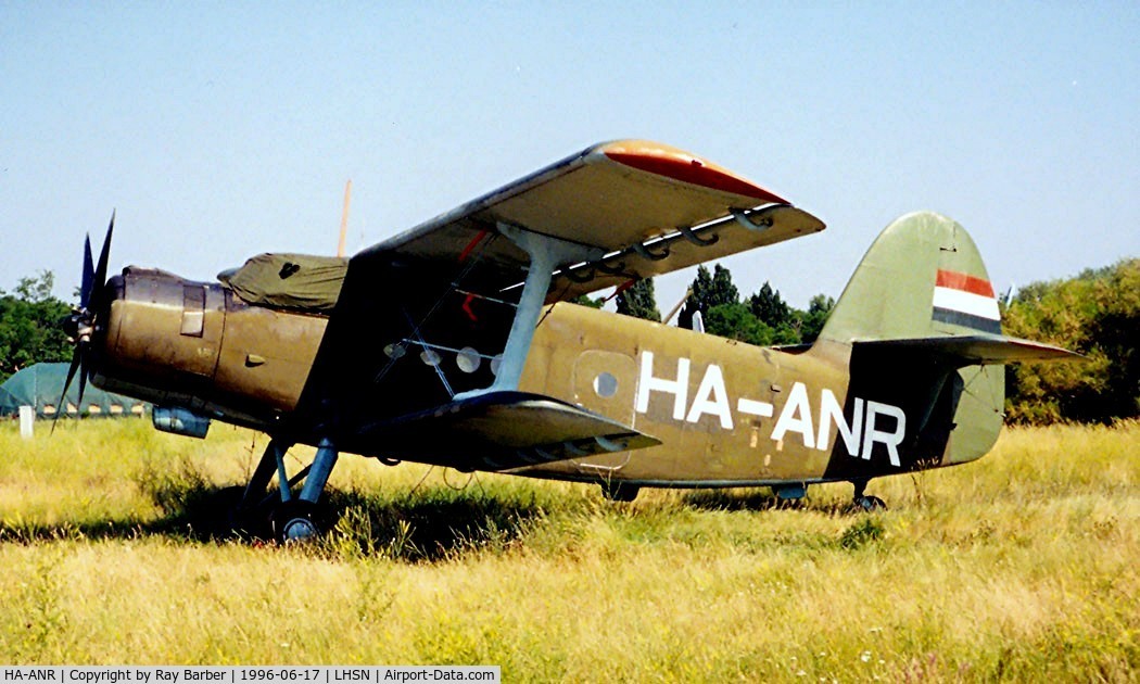 HA-ANR, 1987 PZL-Mielec An-2TD C/N 1G224-10, Antonov An-2P [1G224-10] (MHSz) Szolnok~HA 17/06/1996