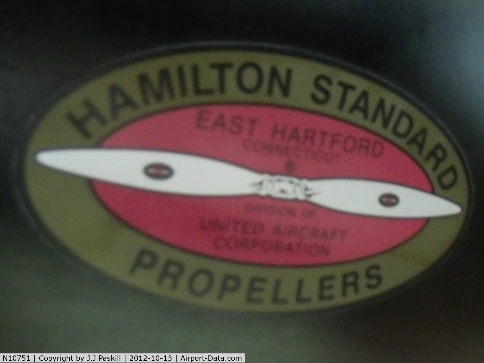 N10751, 1931 Pitcairn PA-8 Super Mailwing C/N 162, Propeller saying Hamilton Standard
