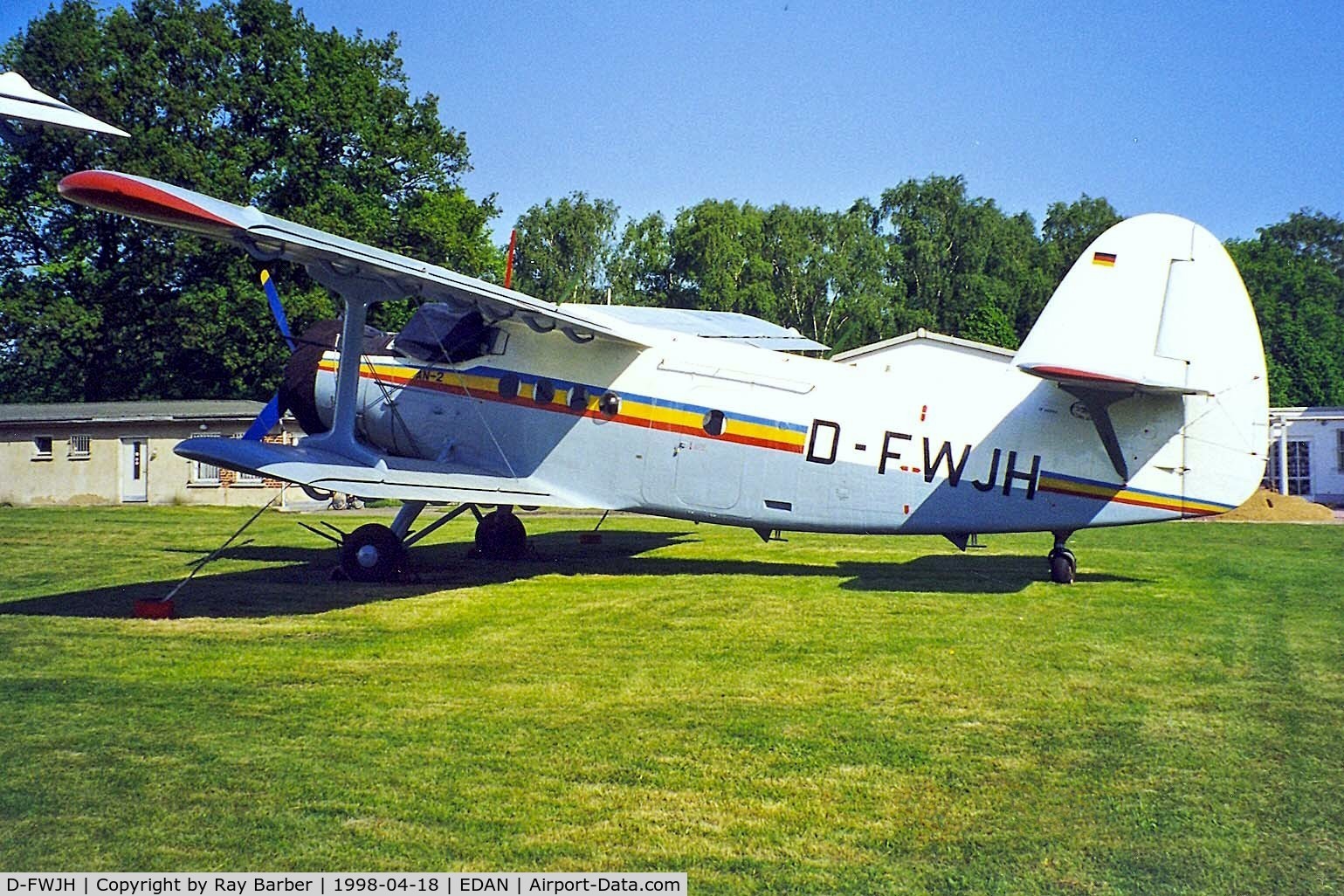 D-FWJH, Antonov An-2TD C/N 1G142-33, Antonov An-2T [1G142-33] Neustadt-Glewe~D 18/04/1998
