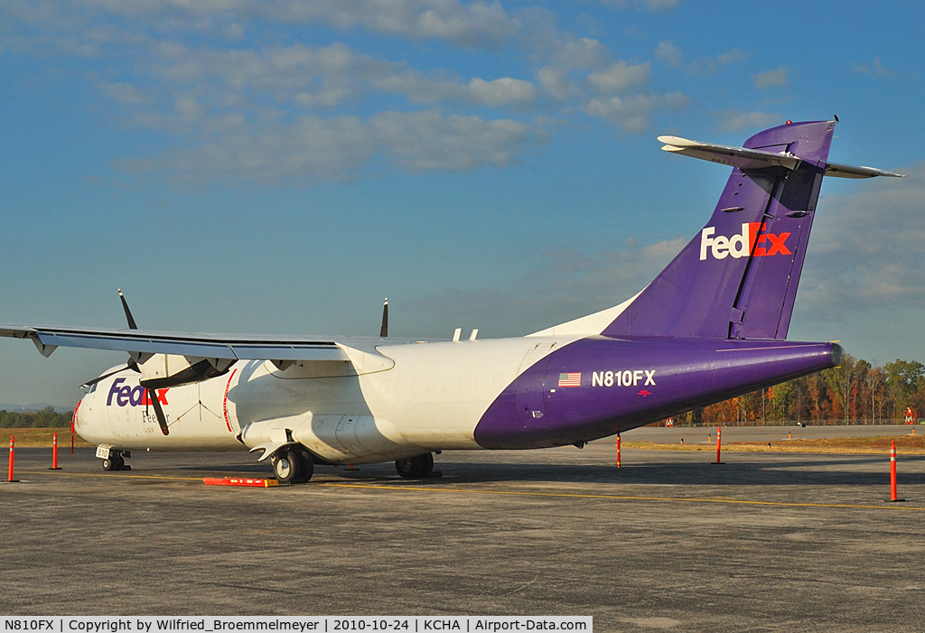 N810FX, 1991 ATR 72-202 C/N 220, Last stop at Chattanooga, TN on my way to Huntsville, AL.