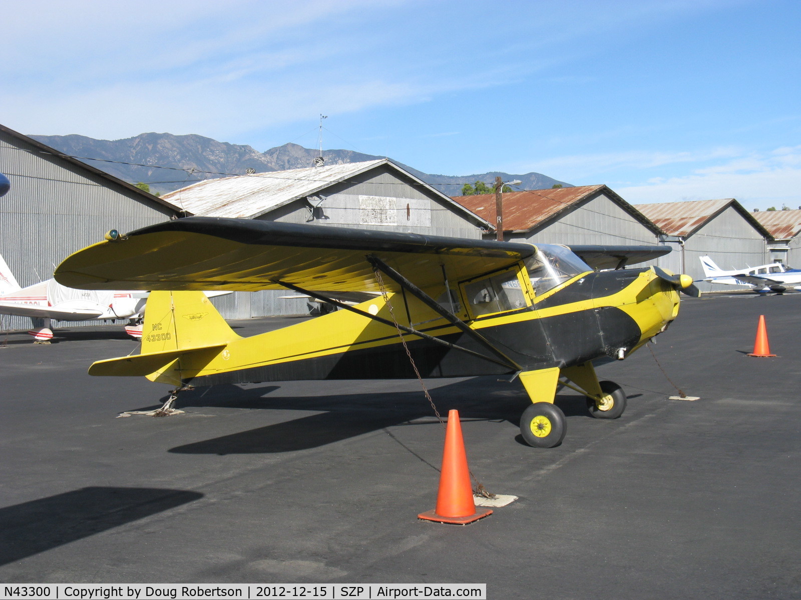 N43300, 1946 Taylorcraft BC12-D C/N 6959, 1946 Taylorcraft BC-12D TWOSOME, Continental A&C65 65 Hp, Aviation Museum of Santa Paula donated asset from the late Lee Hawkins, RIP dear Lee!