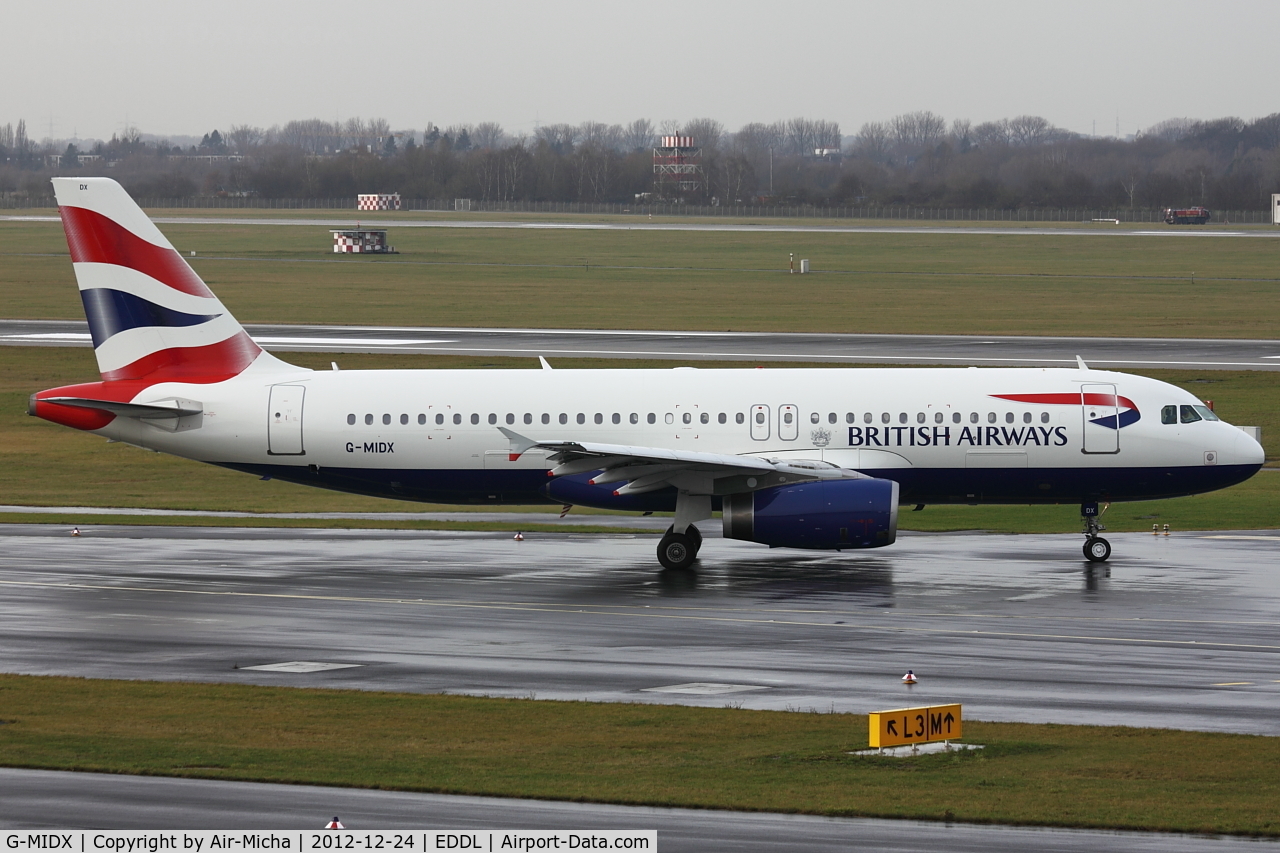 G-MIDX, 2000 Airbus A320-232 C/N 1177, British Airways, Airbus A320-232, CN: 1177