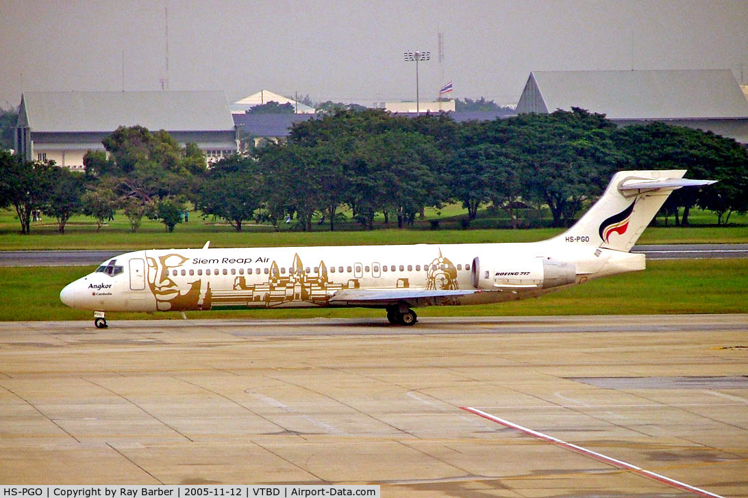 HS-PGO, 2001 Boeing 717-23S C/N 55067, Boeing 717-23S [55067] (Siem Reap Air)Bangkok~HS 12/11/2005