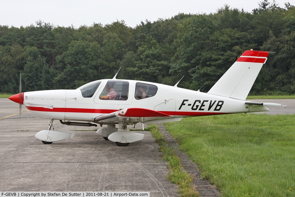 F-GEVB, Socata TB-10 Tobago C/N 561, Parked at Aeroclub Brugge.