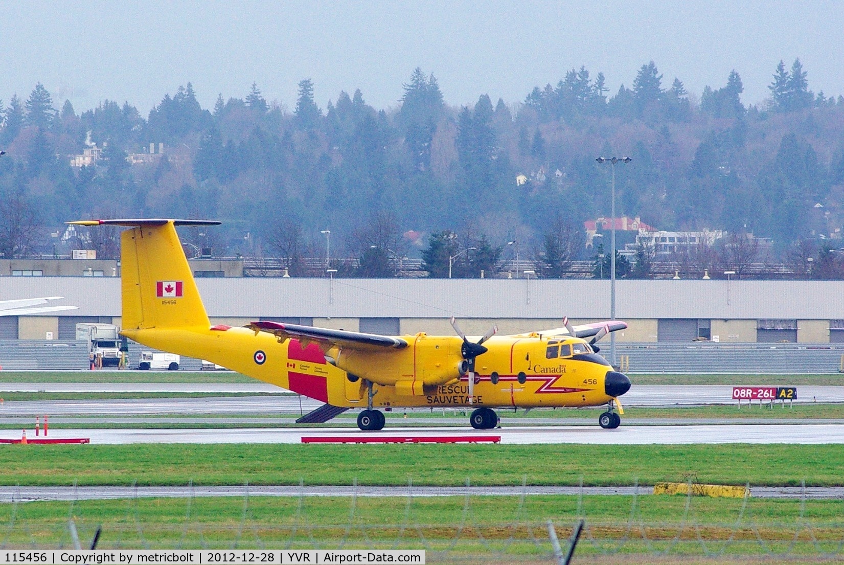 115456, 1967 De Havilland Canada CC-115 Buffalo C/N 10, Arrival in YVR
