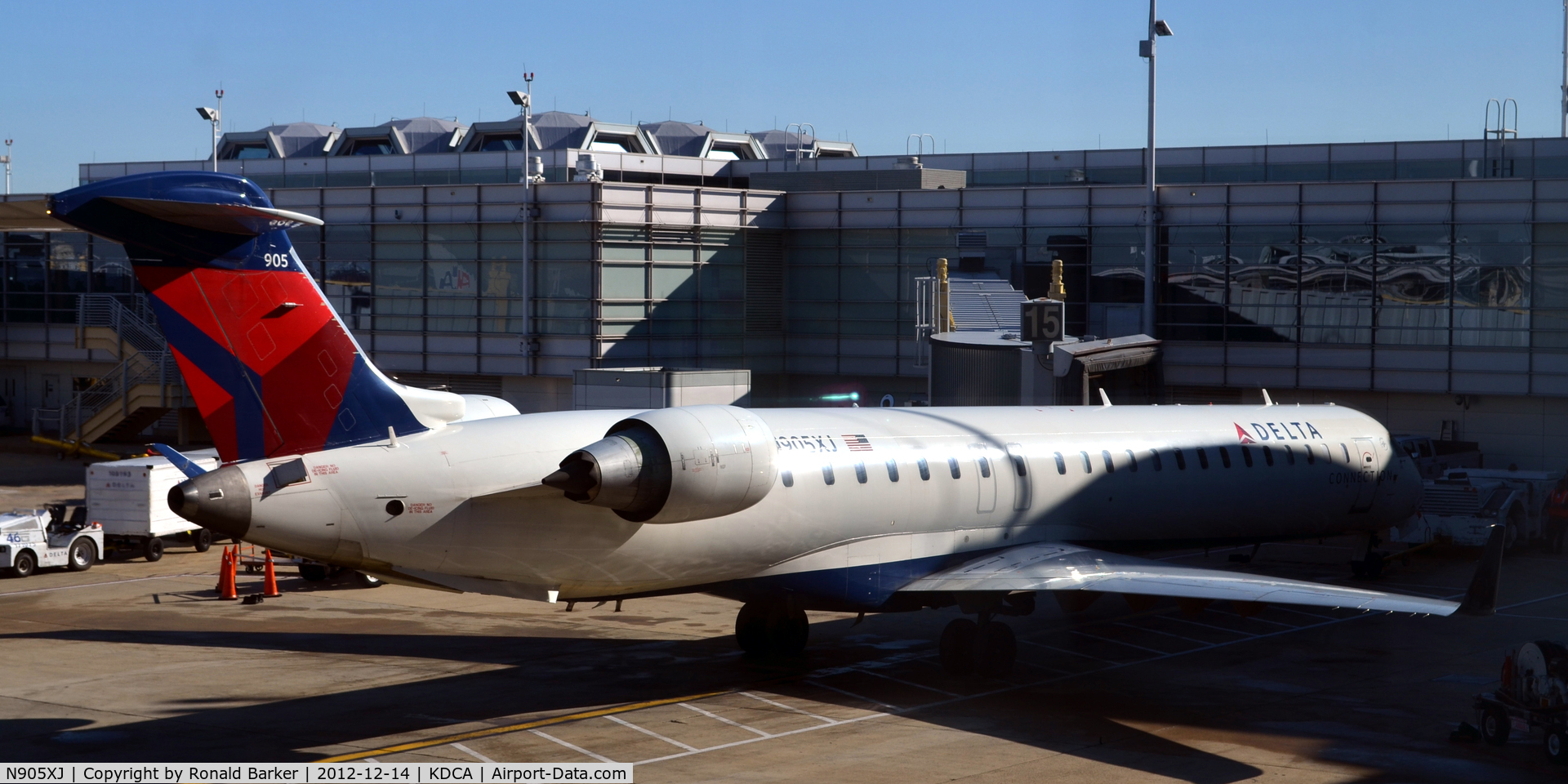 N905XJ, 2007 Bombardier CRJ-900 (CL-600-2D24) C/N 15137, DCA VA