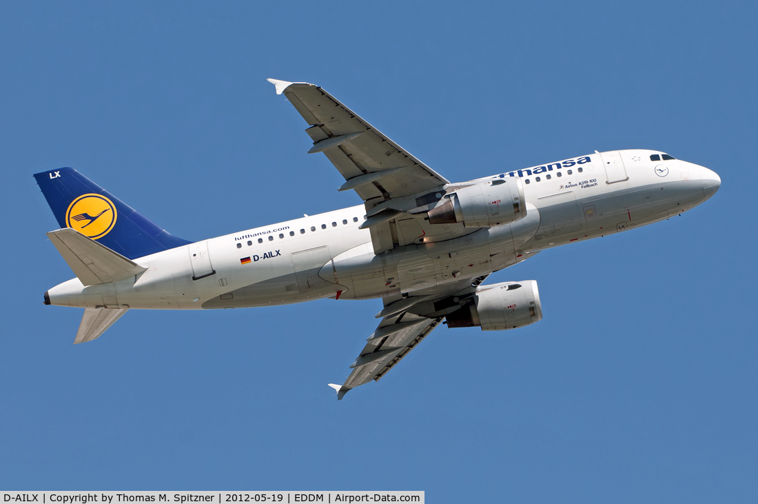 D-AILX, 1998 Airbus A319-114 C/N 860, Lufthansa D-AILX 