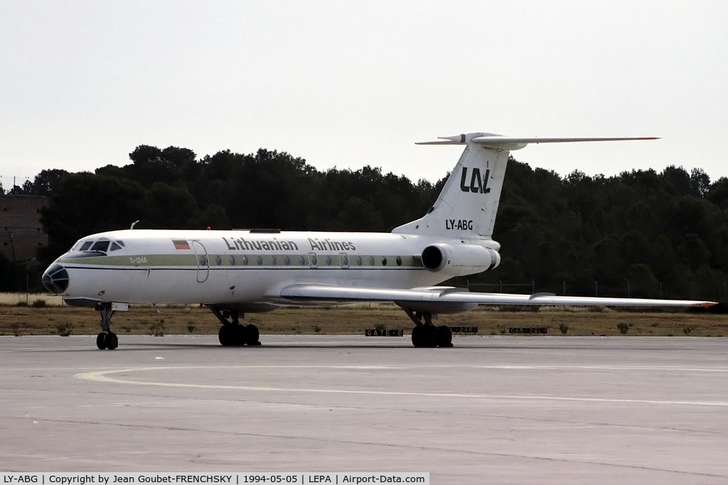 LY-ABG, 1967 Tupolev Tu-134A-3 C/N 60195, LITHUANIAN AIRLINES