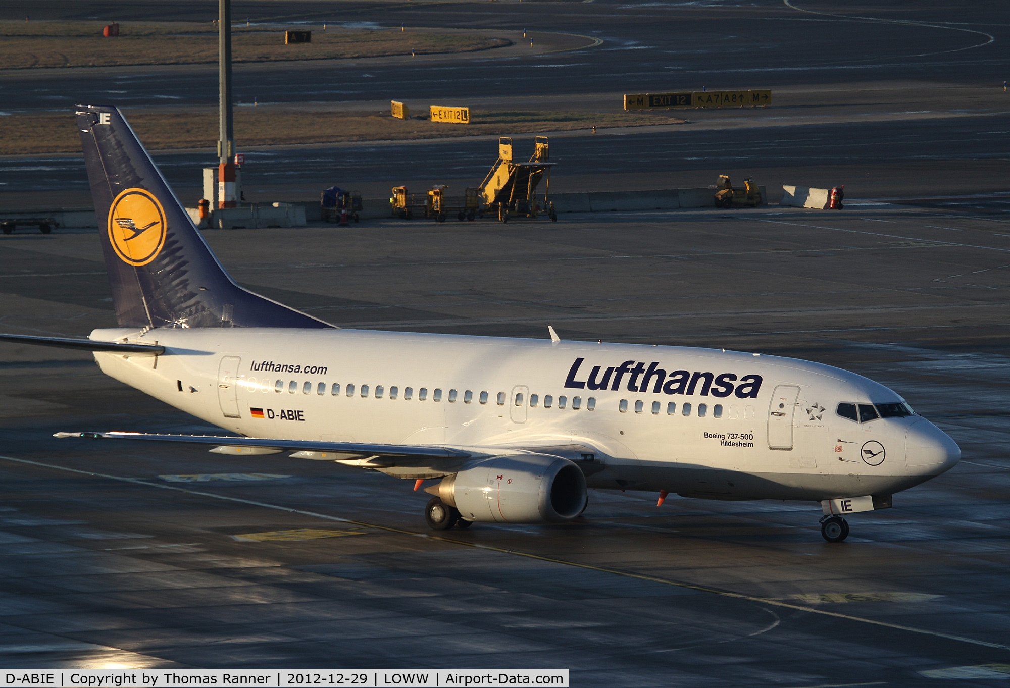 D-ABIE, 1990 Boeing 737-530 C/N 24819, Lufthansa Boeing 737