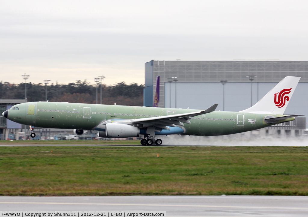 F-WWYO, 2012 Airbus A330-343X C/N 1383, C/n 1383 - For Air China