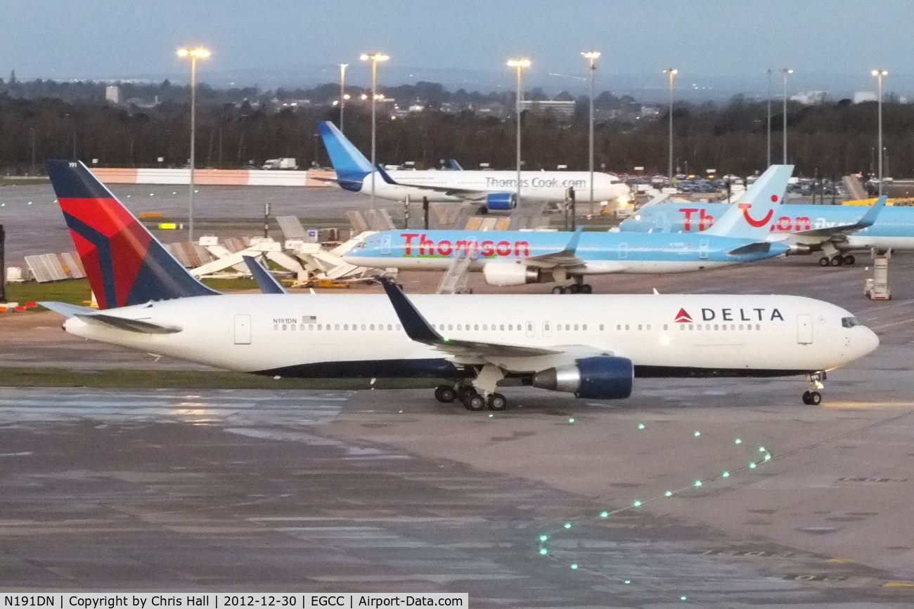N191DN, 1997 Boeing 767-332 C/N 28448, Delta Airlines