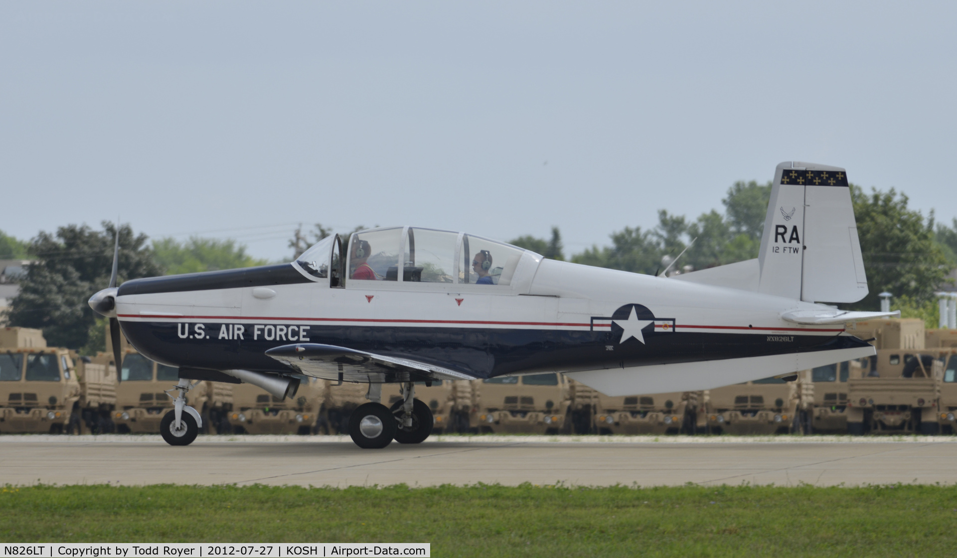 N826LT, 1955 Pilatus P3 C/N A-826, Airventure 2012