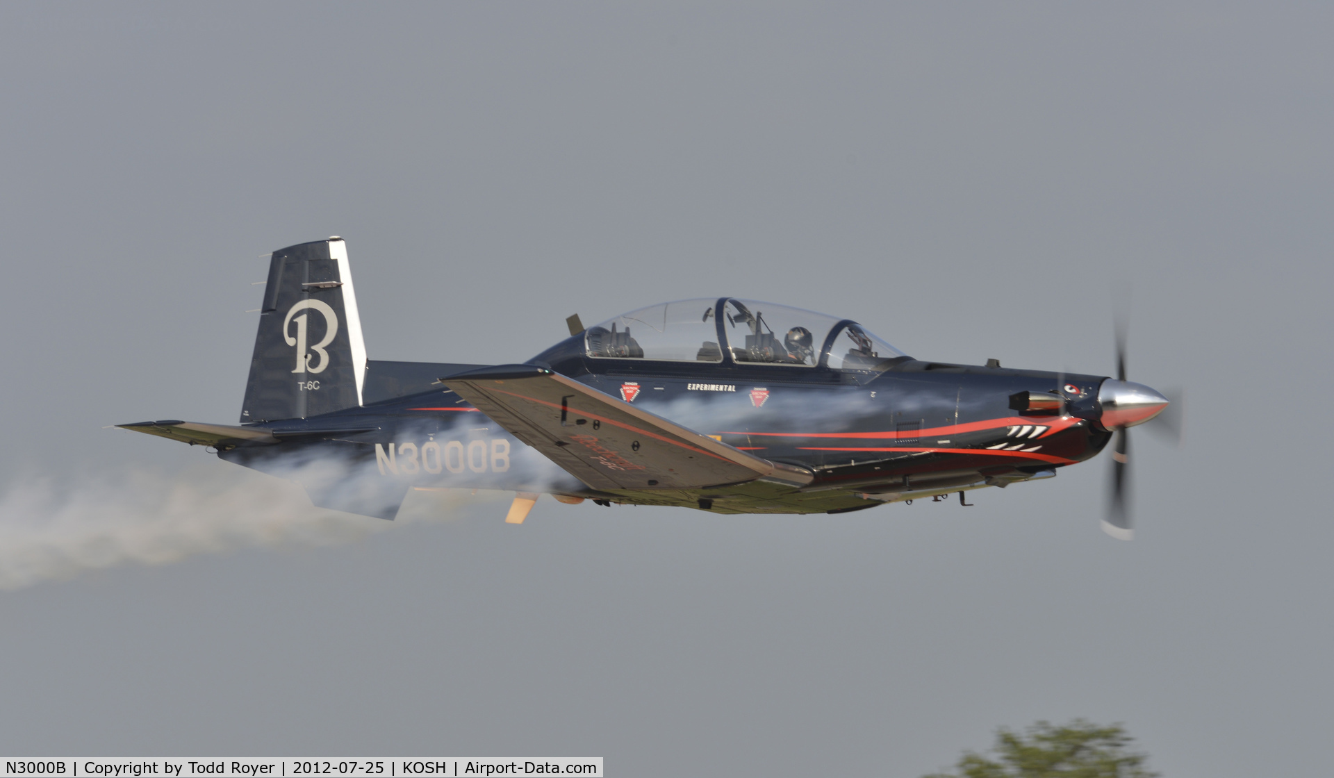 N3000B, 2006 Raytheon 3000 (T-6) C/N PH-1, Airventure 2012