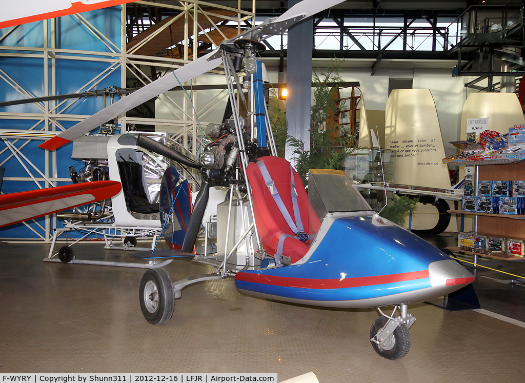 F-WYRY, Labit 2 Gyrocopter, Preserved inside Angers-Marcé Museum...