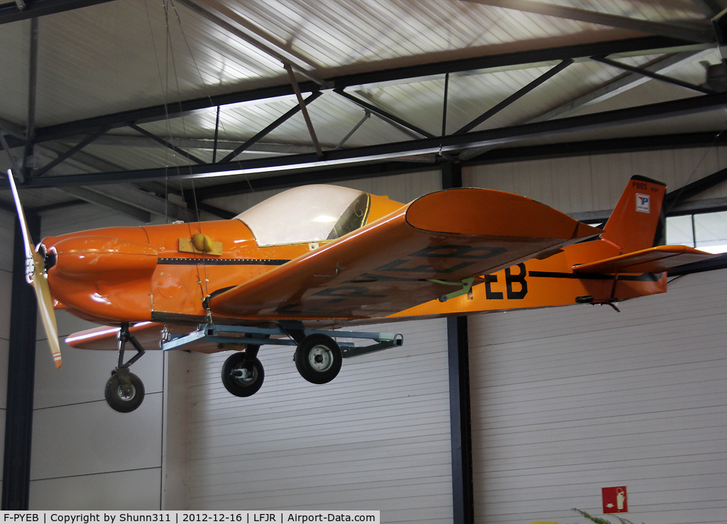 F-PYEB, Pottier P-80SP C/N 01, Preserved inside Angers-Marcé Museum...