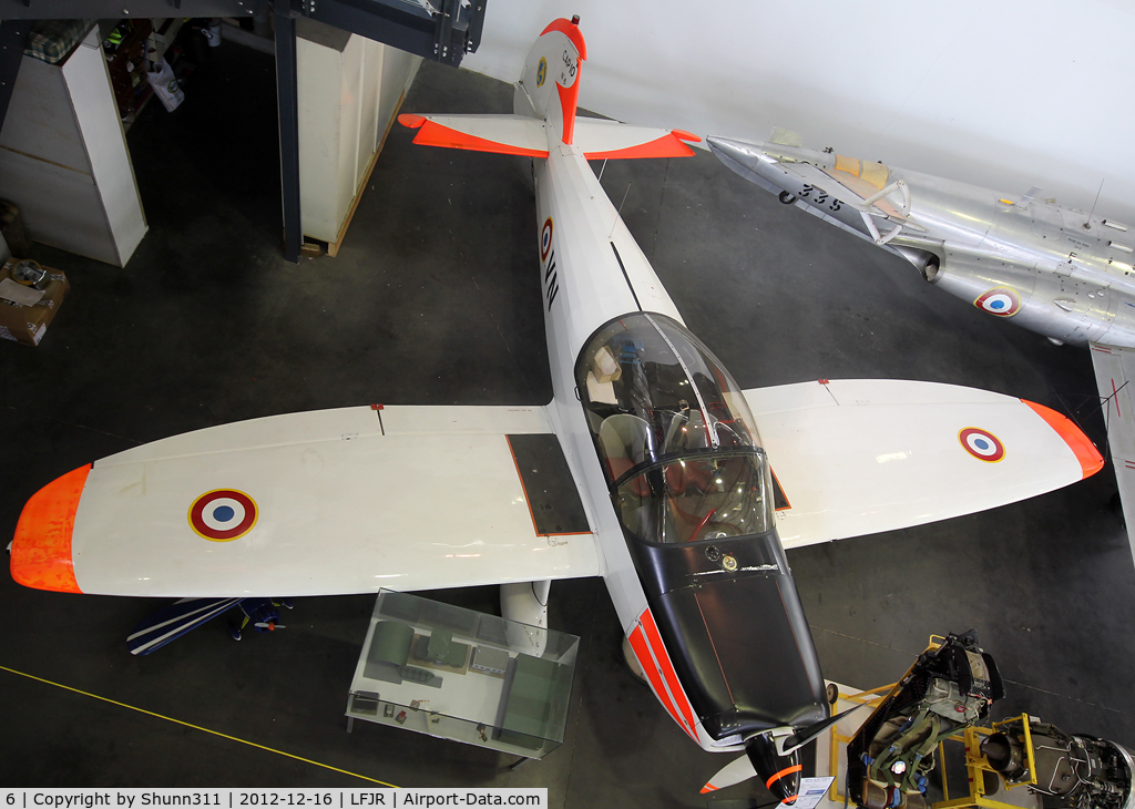 6, Mudry CAP-10B C/N 6, Preserved inside Angers-Marcé Museum...