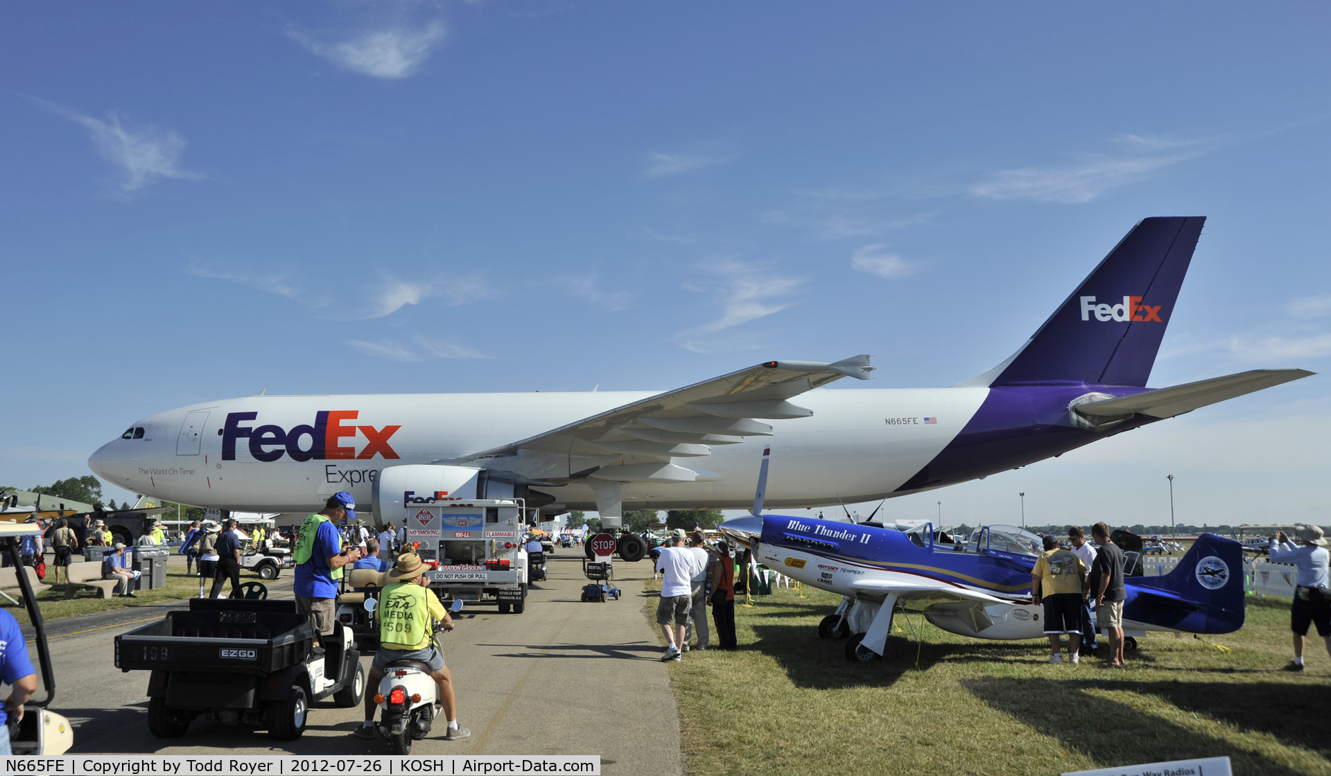 N665FE, 1996 Airbus A300F4-605R C/N 769, Airventure 2012