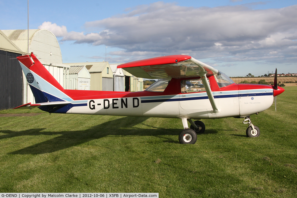 G-DEND, 1975 Reims F150M C/N 1201, Reims F150M, Fishburn Airfield UK, October 2012.