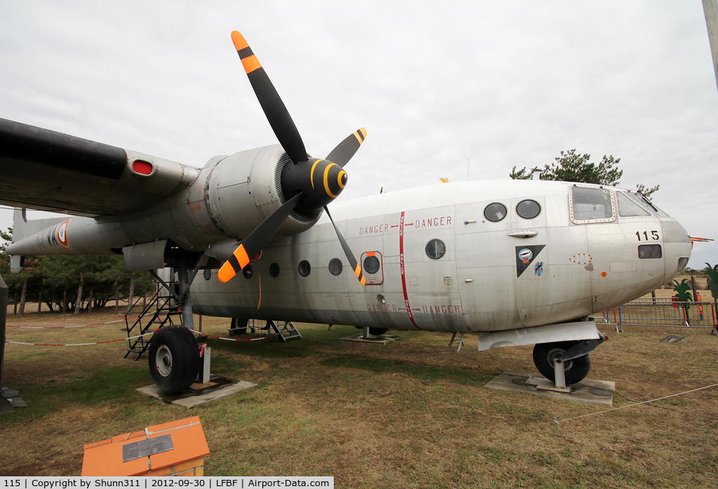 115, Nord N-2501D Noratlas C/N 115, Preserved at LFBF French Army Base... Seen during LFBF Open Day 2012...