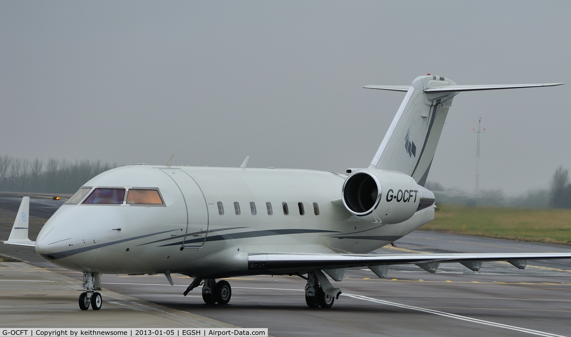 G-OCFT, 1990 Canadair Challenger 601-3A (CL-600-2B16) C/N 5067, Arriving in style !