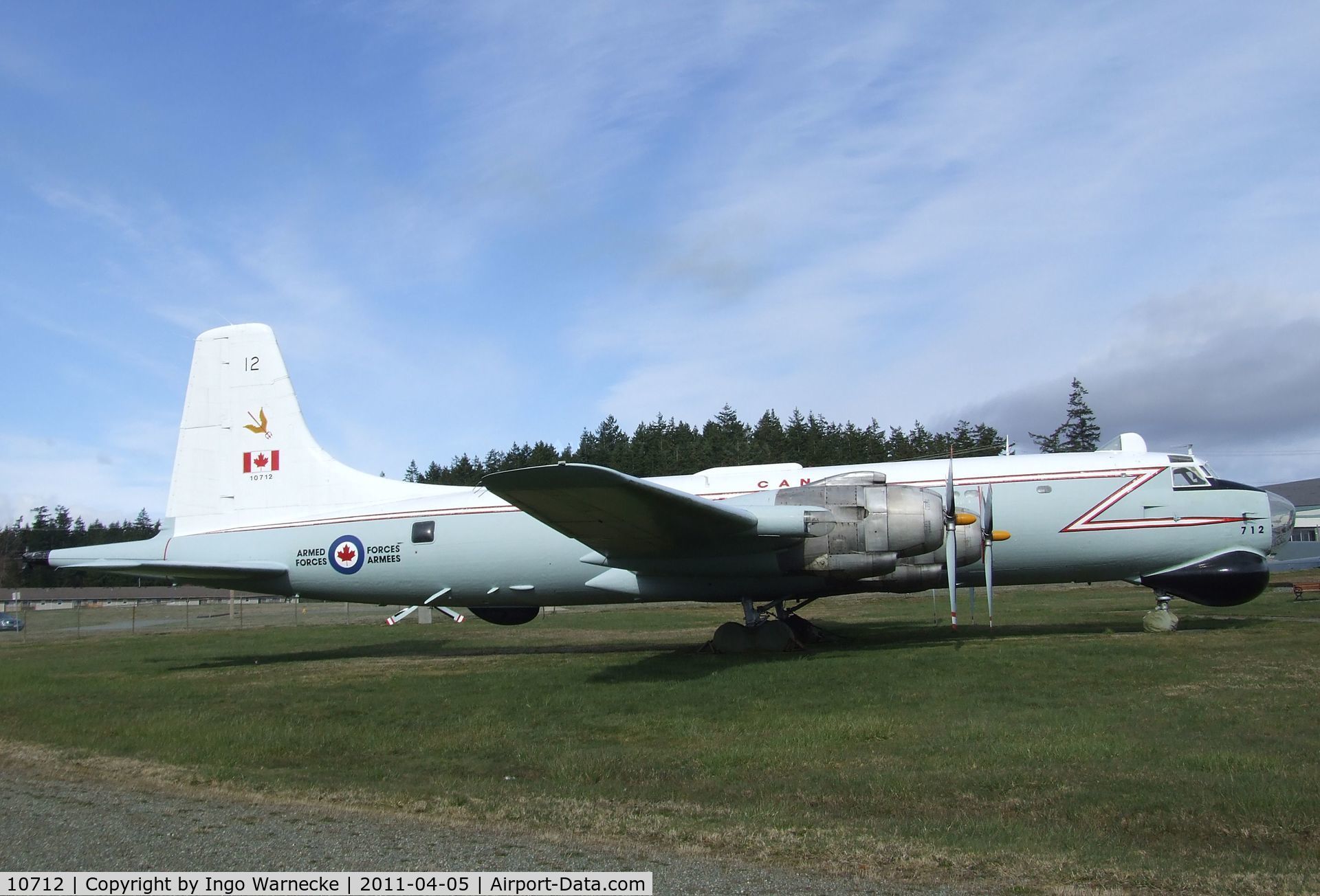 10712, Canadair CP-107 Argus 1 (CL-28-1) C/N 3, Canadair CP-107 Argus at Comox Air Force Museum, CFB Comox