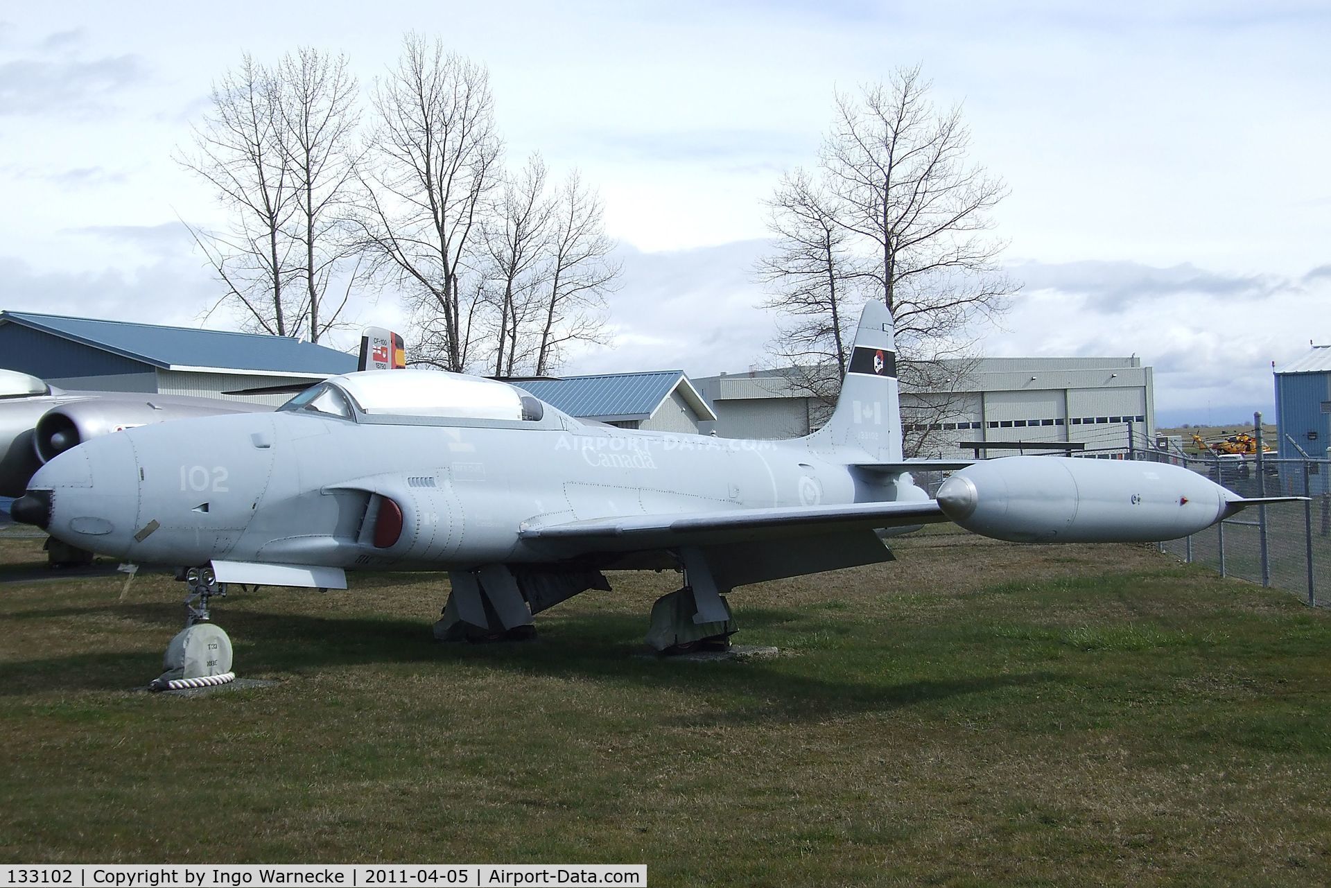 133102, Canadair CT-133 Silver Star C/N T33-102, Canadair CT-133 Silver Star (T-33) at Comox Air Force Museum, CFB Comox