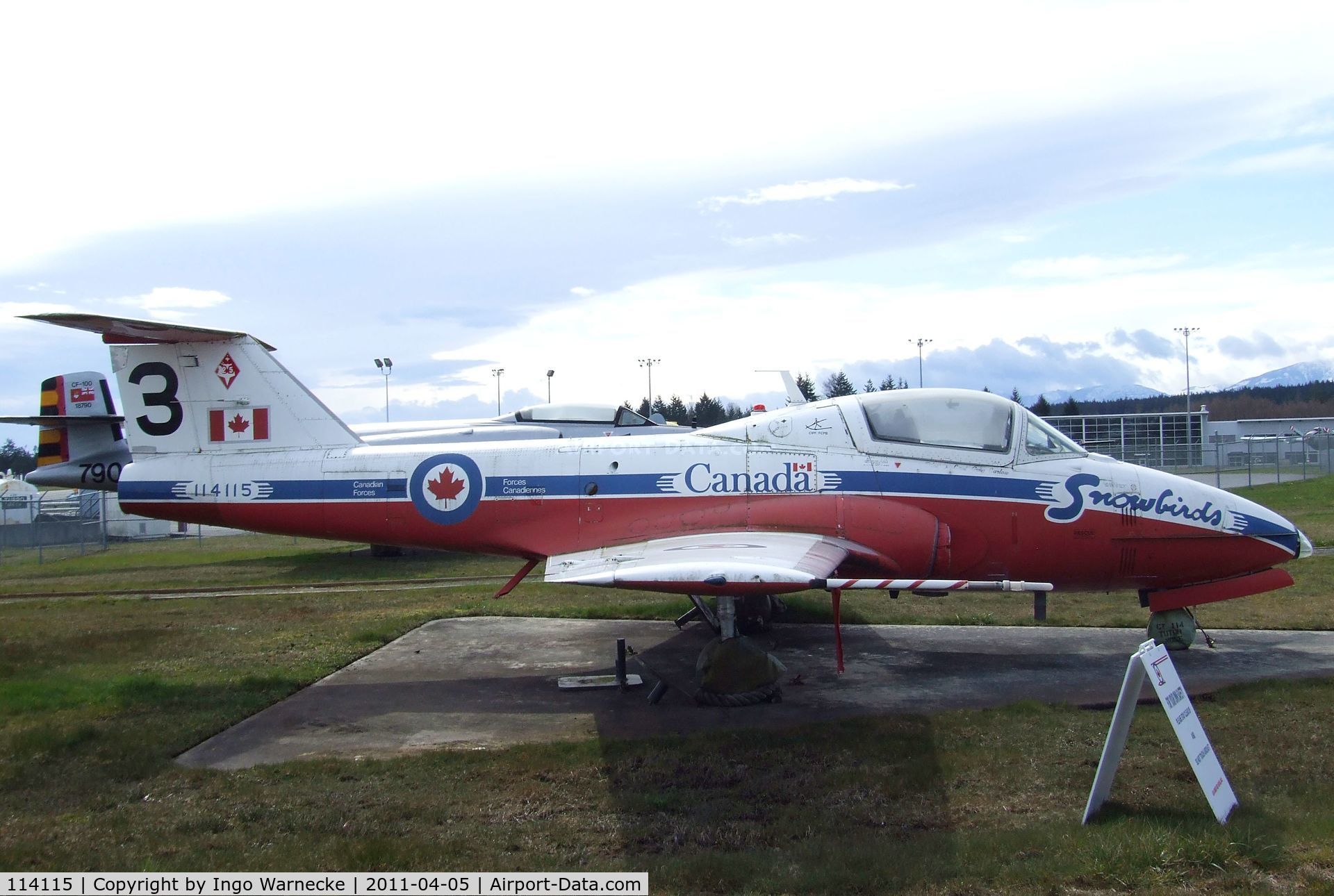 114115, Canadair CT-114 Tutor C/N 1115, Canadair CT-114 Tutor at Comox Air Force Museum, CFB Comox