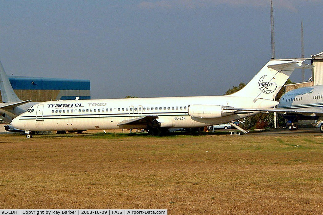 9L-LDH, 1974 McDonnell Douglas DC-9-32 C/N 47643, McDonnell Douglas DC-9-32 [47643] (Transtel Togo) Johannesburg Int~ZS 09/10/2003