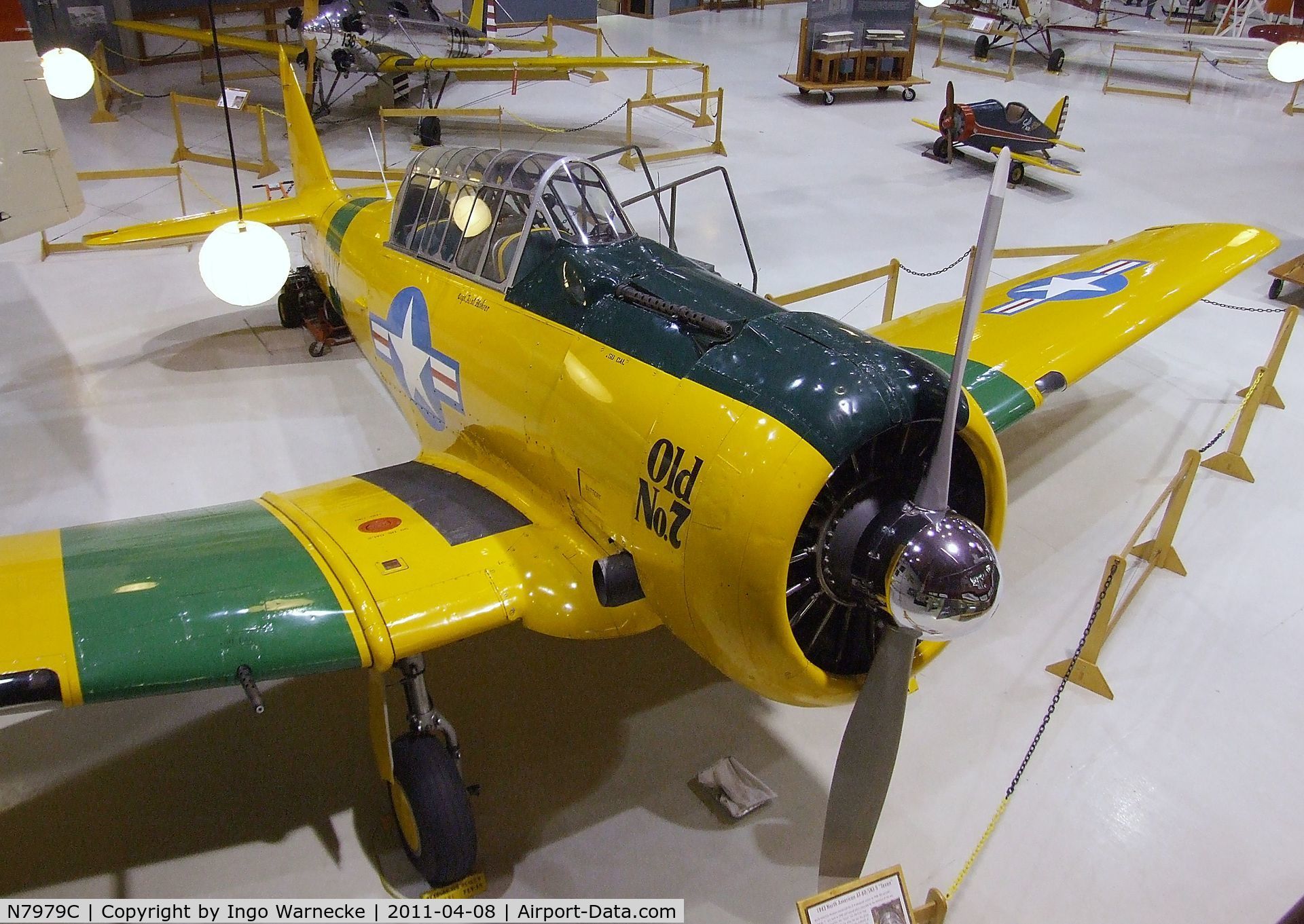 N7979C, 1946 North American AT-6D C/N 84827, North American AT-6D Texan at the Pearson Air Museum, Vancouver WA