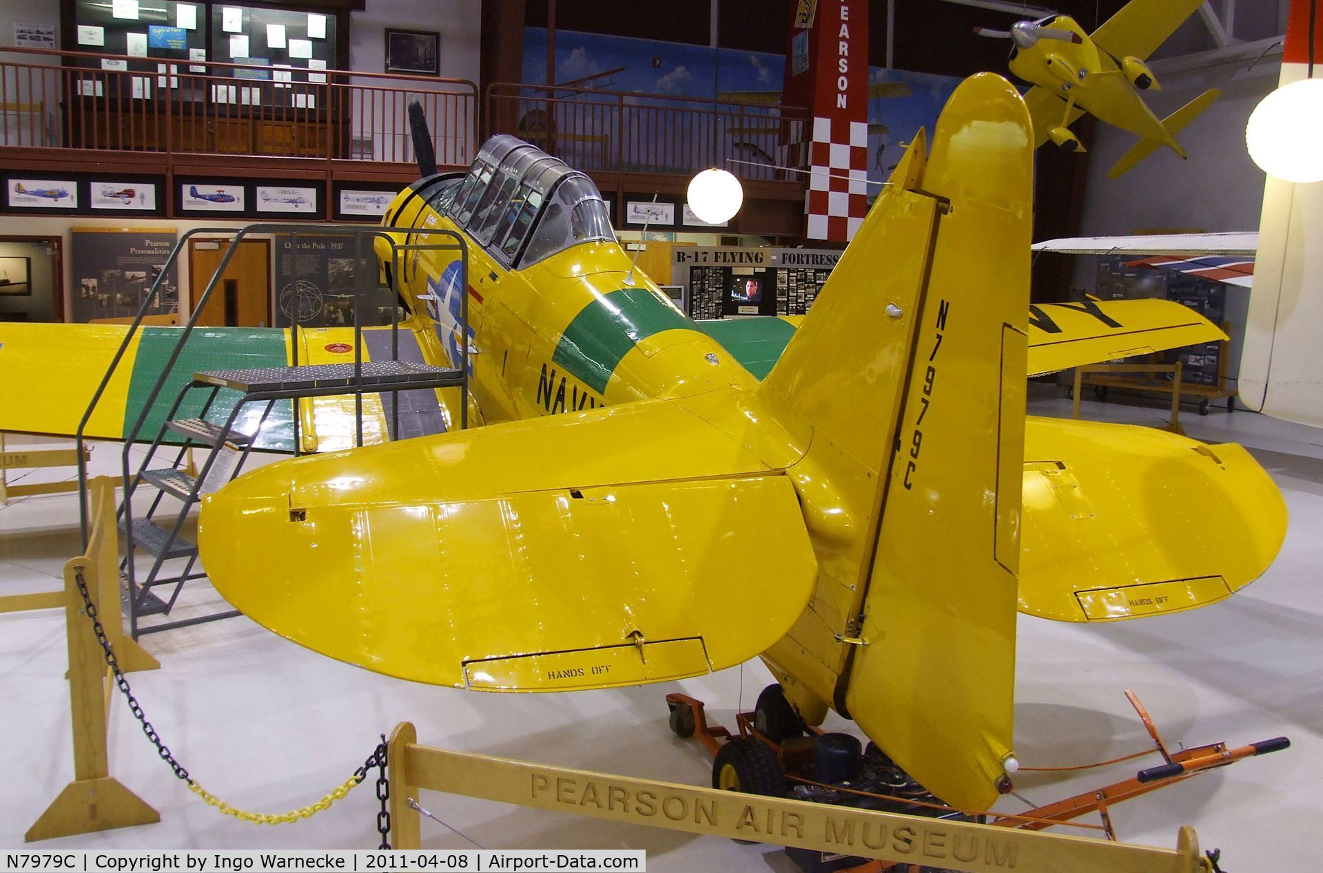 N7979C, 1946 North American AT-6D C/N 84827, North American AT-6D Texan at the Pearson Air Museum, Vancouver WA